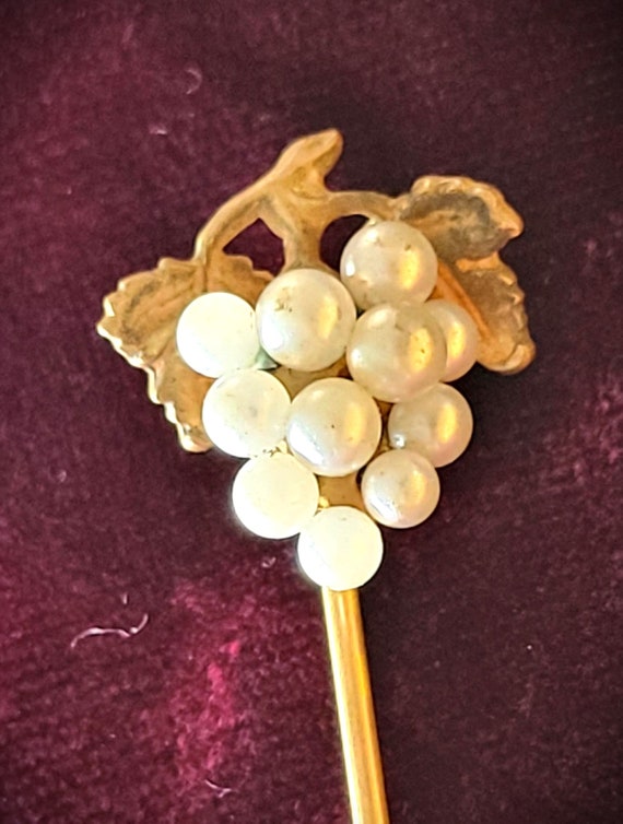 Seed Pearl Victorian Stick Pin, Antique,