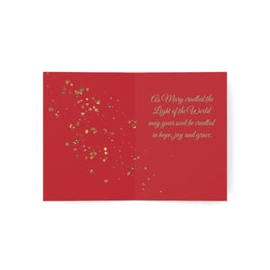 Religious Christmas Cards - Mary & Jesus Holiday Cards Set of 10, 30, or 50 | image 12