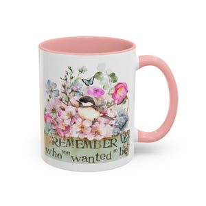 Floral Mug - Inspirational Coffee Cup for Nature Lovers, Gift for Gardeners, Home Decor, Flower Enthusiasts, 11oz