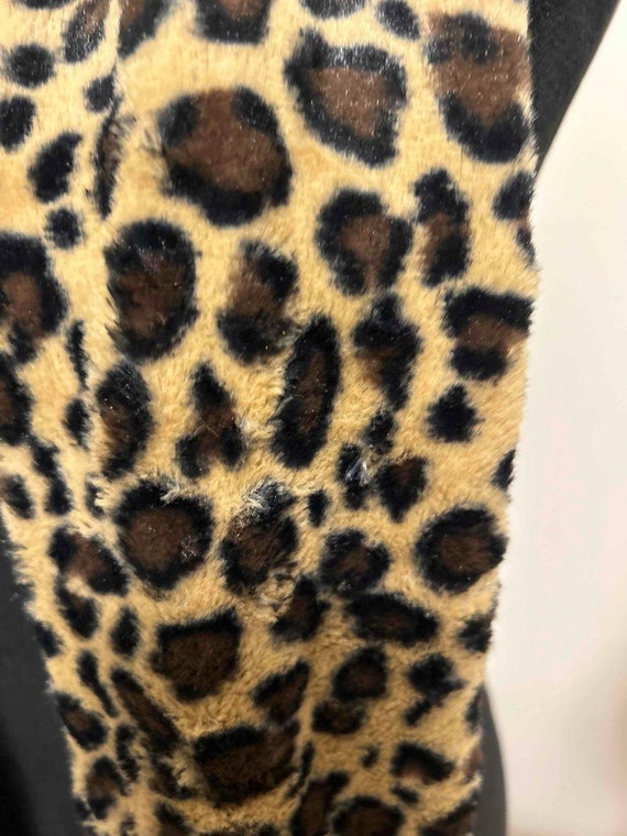 Leopard Cheetah HAT Scarf & Aris Leather Gloves S… - image 6