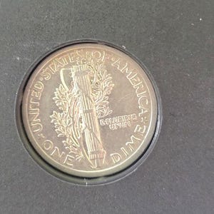 SILVER 1916 Mercury Dime MS Silver Coin Collectible Rare Find