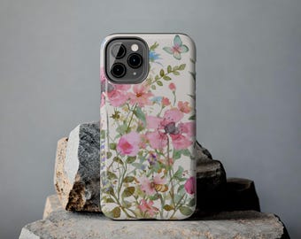 Watercolor Floral Tough Phone Case | Floral Phone Case