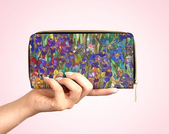 Monet Garden Wallet • Stained Glass Floral Coin Purse