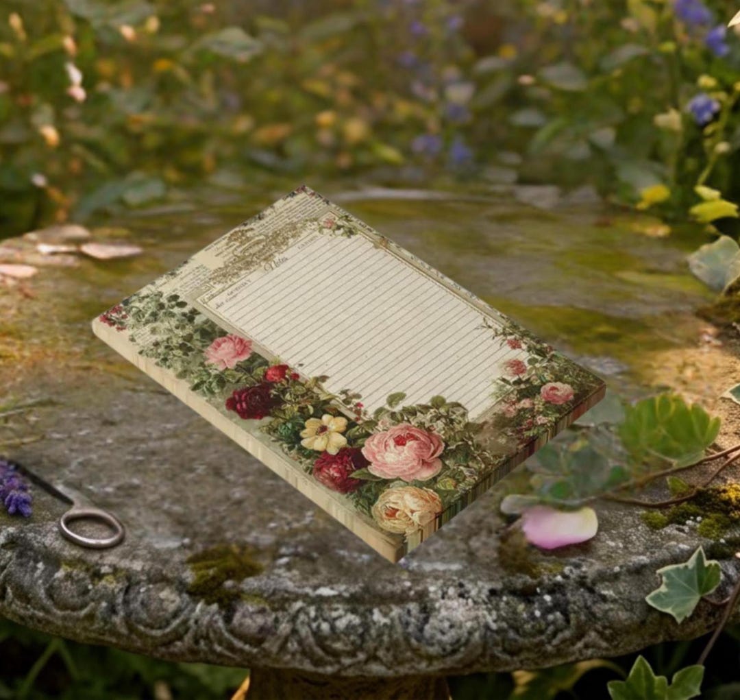 Vintage Botanical II Sticky Pad Post-it® Note Pads | Floral Herb ...