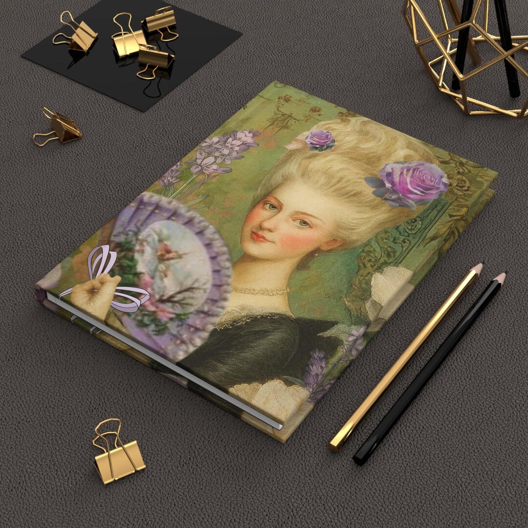Pop Rococo Marie Antoinette Notebook • Rococo Pop Art Journal • Vintage Lady ...
