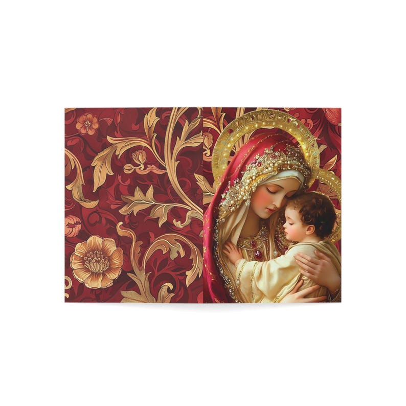 Religious Christmas Cards - Mary & Jesus Holiday Cards Set of 10, 30, or 50 | image 11