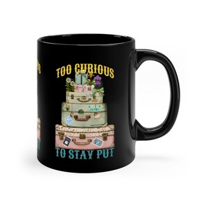 Travelers Coffee Mug, Wanderlust Traveler, Dreamer - Adventure Mug, Inspirational Tea Cup, Gift for Travel Enthusiast, Explore Coffee Mug,