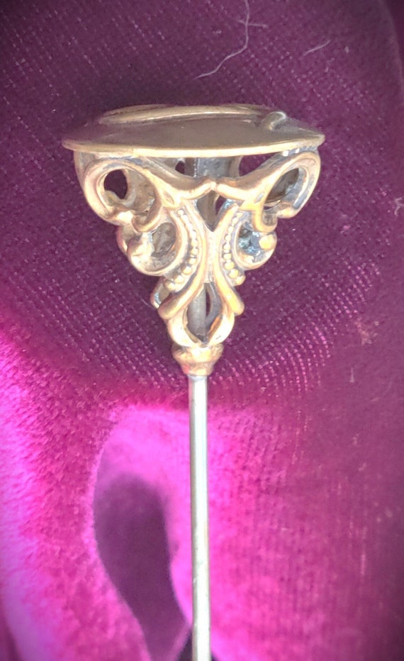 Antique Victorian Hat PIN - image 1