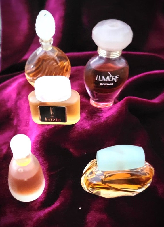 5 vintage perfume bottles - Gem