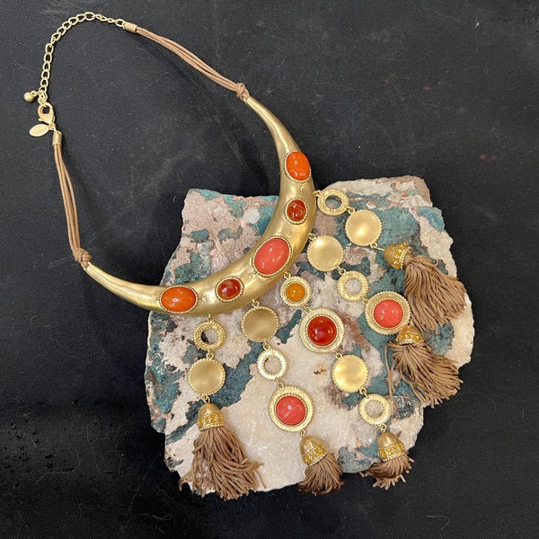 CHICO's Jewelry Necklace Contemporary Art Deco