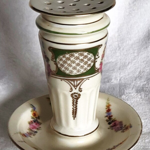 Vintage Porcelain Bisque Hatpin Holder, Germany