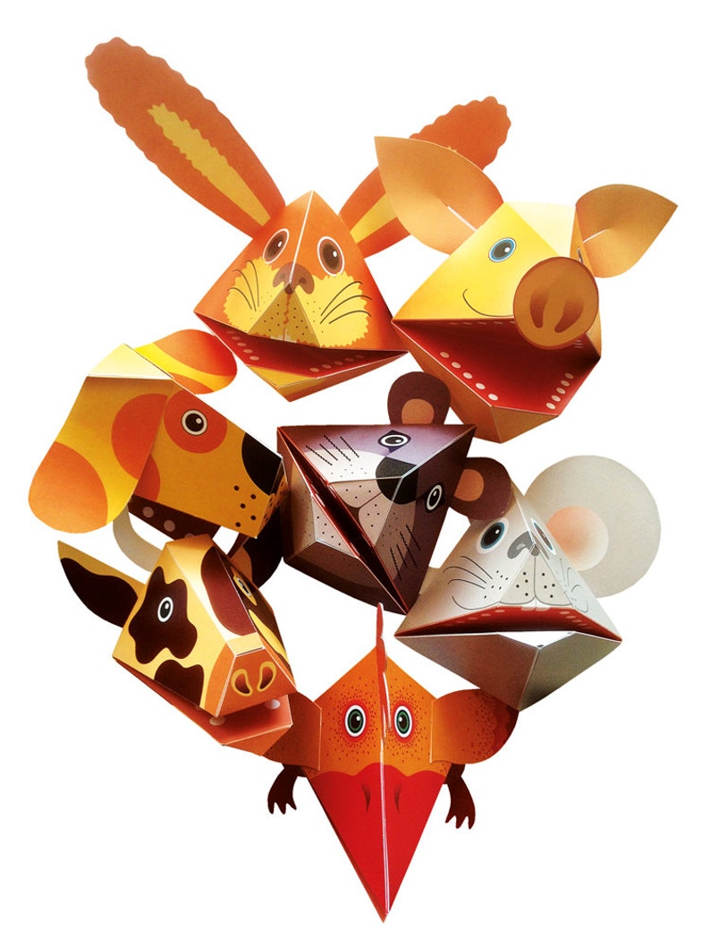 FARM ANIMALS a unique home craft project | Etsy