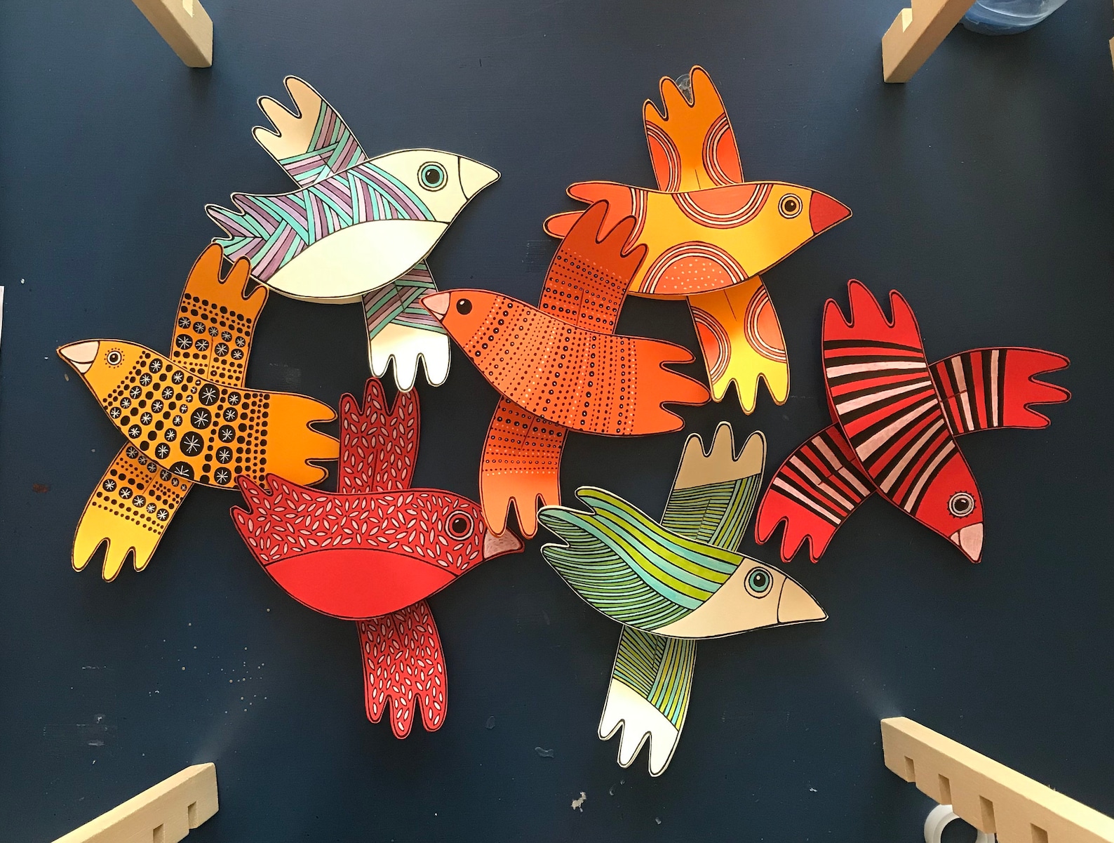 Birds Hanging Mobile Printable PDF DIY Papercraft - Etsy UK