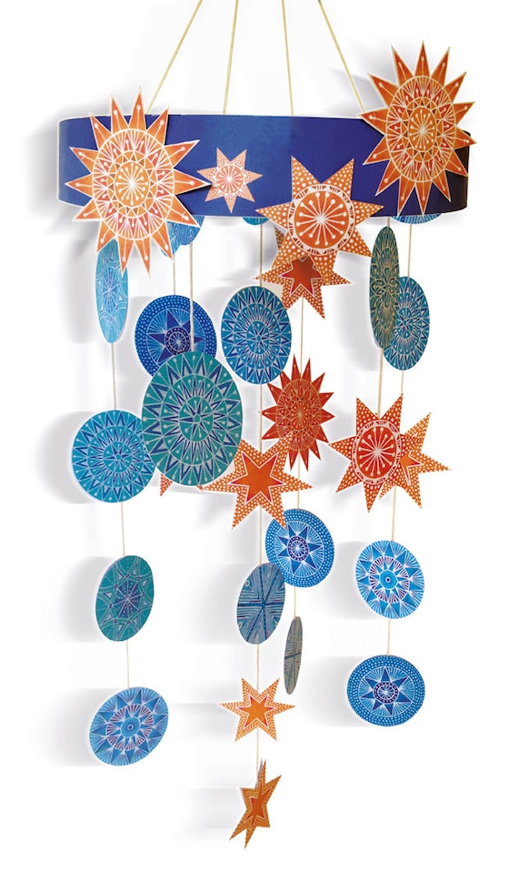 FESTIVE MOOD christmas decoration, craft activity kit, hanging decor