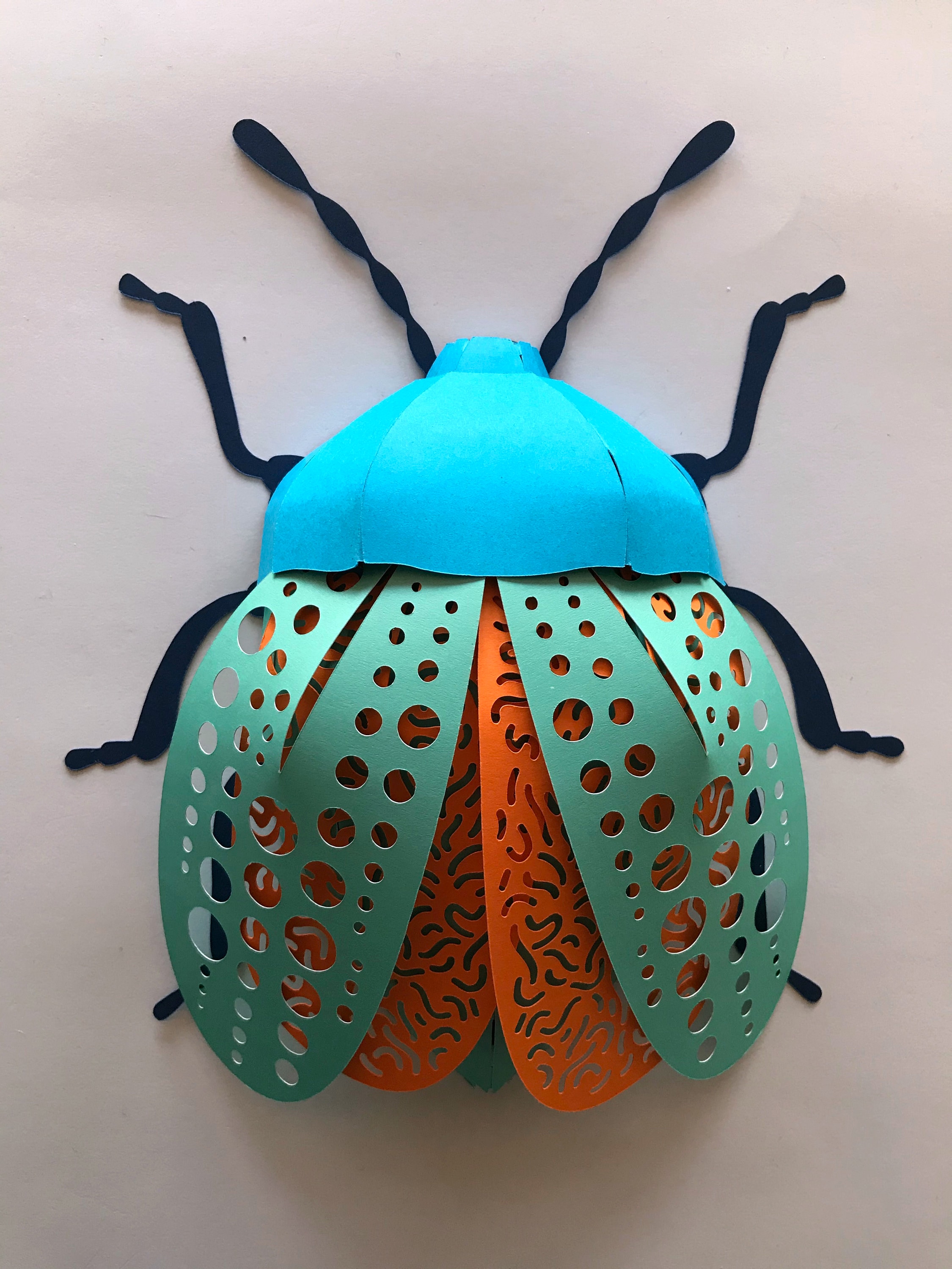 Paper Bugs PRECUT Version Walldecor Papercraft Activity Etsy UK