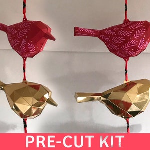 3D pre-cut paper bird, DIY paper craft kit