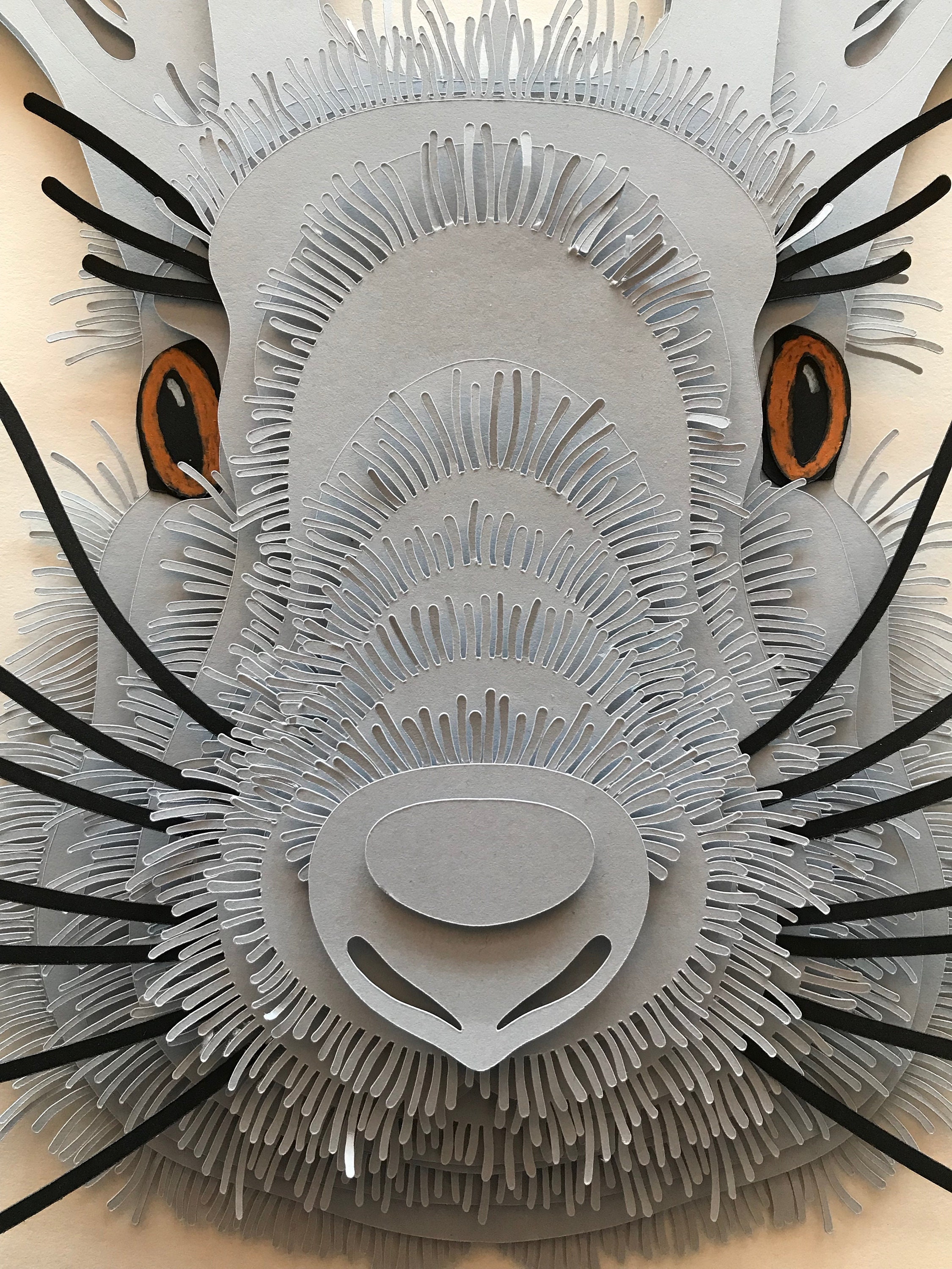 Rabbit, Hare Layered Paper Cutting Art, SVG Files for Cricut