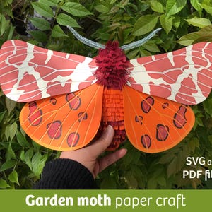 Papillon de nuit, créations 3D, fichiers SVG pour Cricut, fichiers PDF à imprimer à la maison