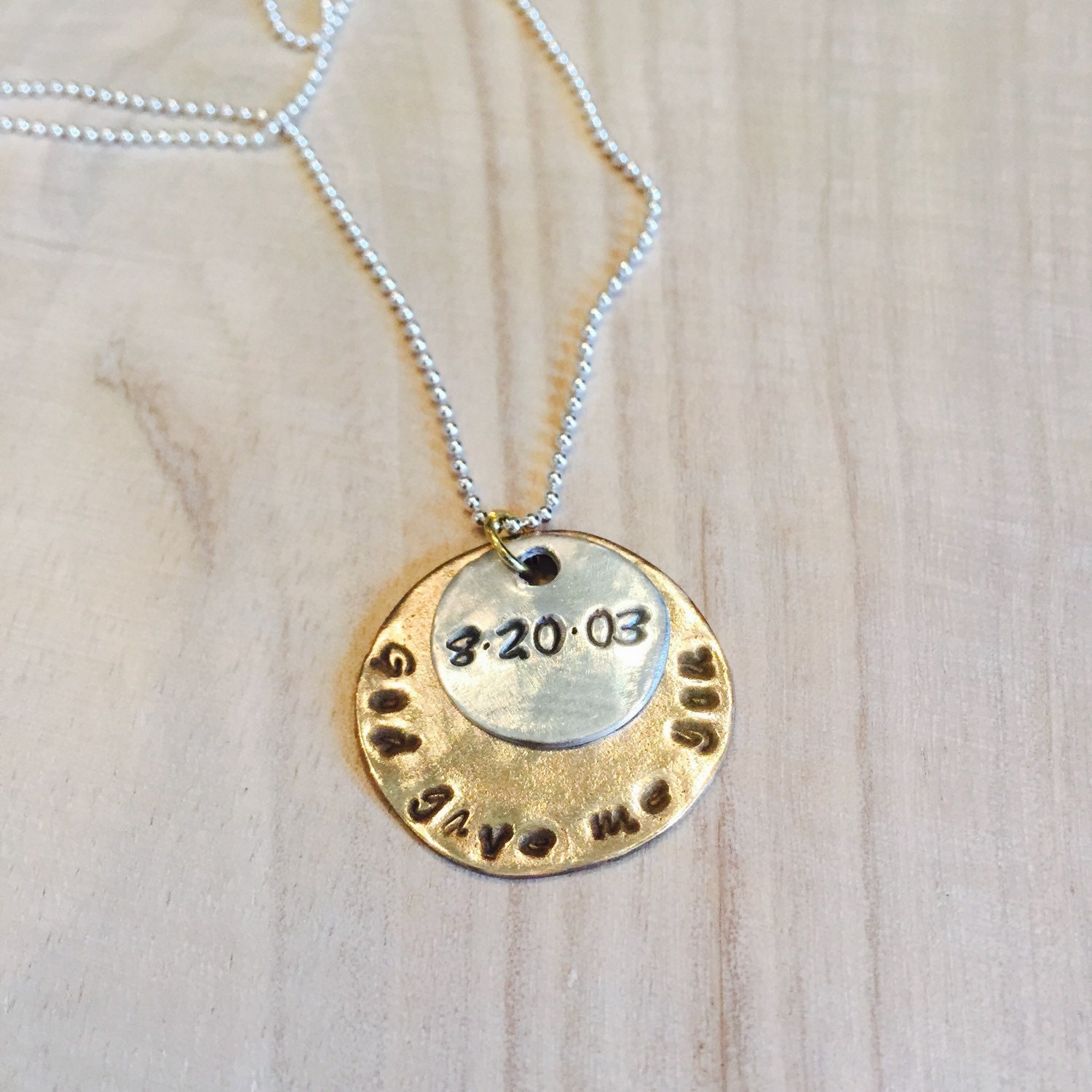 God Gave Me You Necklace