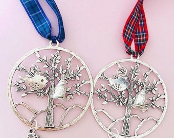 Glasgow Coat of Arms Decorations,Christmas Tree Hanging Decorations, Scottish Memento Gift, Scottish Keepsake Gift,  Scottish Gift