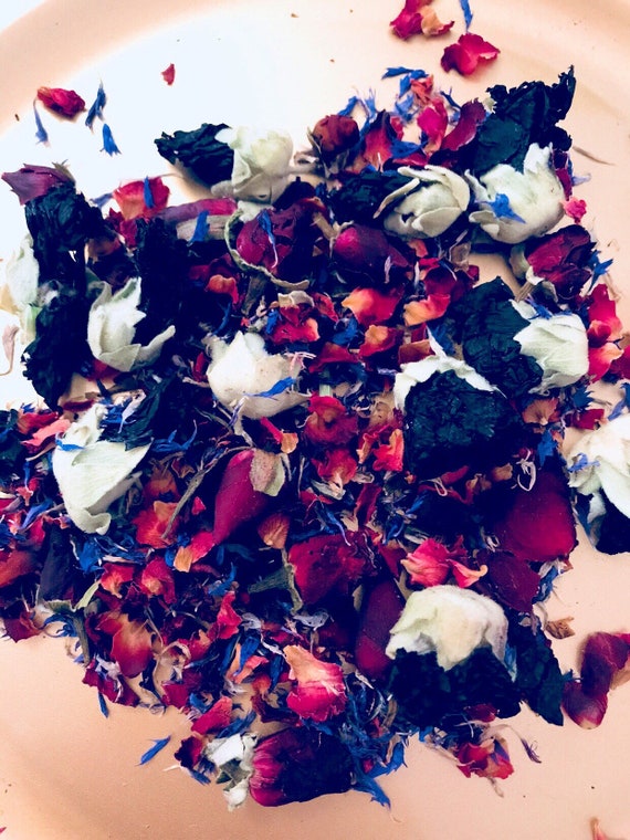 Dried flowers use for confetti etc... room fragrancer soap making pot-pourri