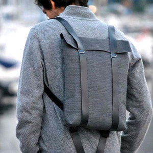 Anti theft backpack Lightweight backpack, canvas knapsack, work backpack, men canvas backpack, mens rucksack, Custom rucksack 201