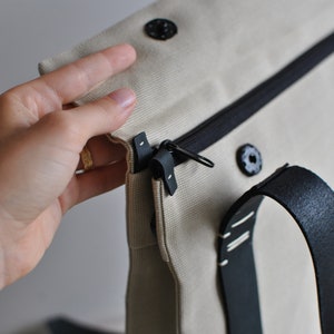 Top-Verschluss, Reißverschluss hinzufügen Ons, Reißverschluss auf Tasche hinzufügen, Custom Upgrade Reißverschluss, personalisierte InconnuLAB Taschen und Rucksäcke