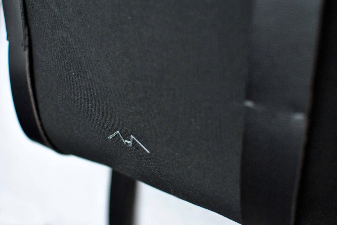 Minimalist Backpack Leather Straps Lightweight Canvas Etsy