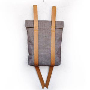 Canvas leather Rucksack, waterproof canvas backpacks, custom rucksack 101