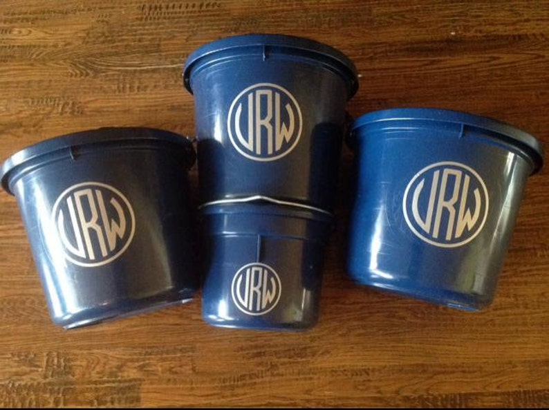 Large Bucket Decals Etsy