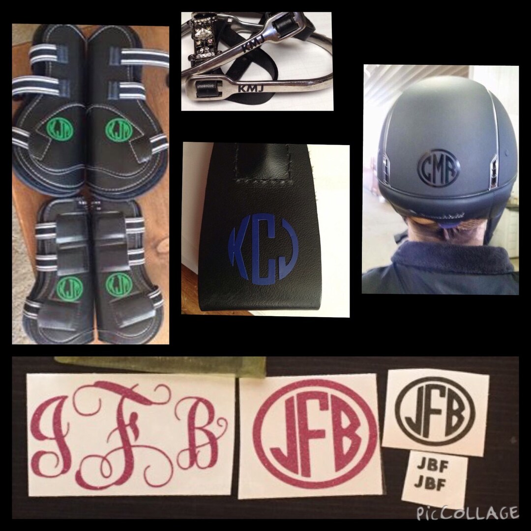 Equestrian Monogram Package Etsy