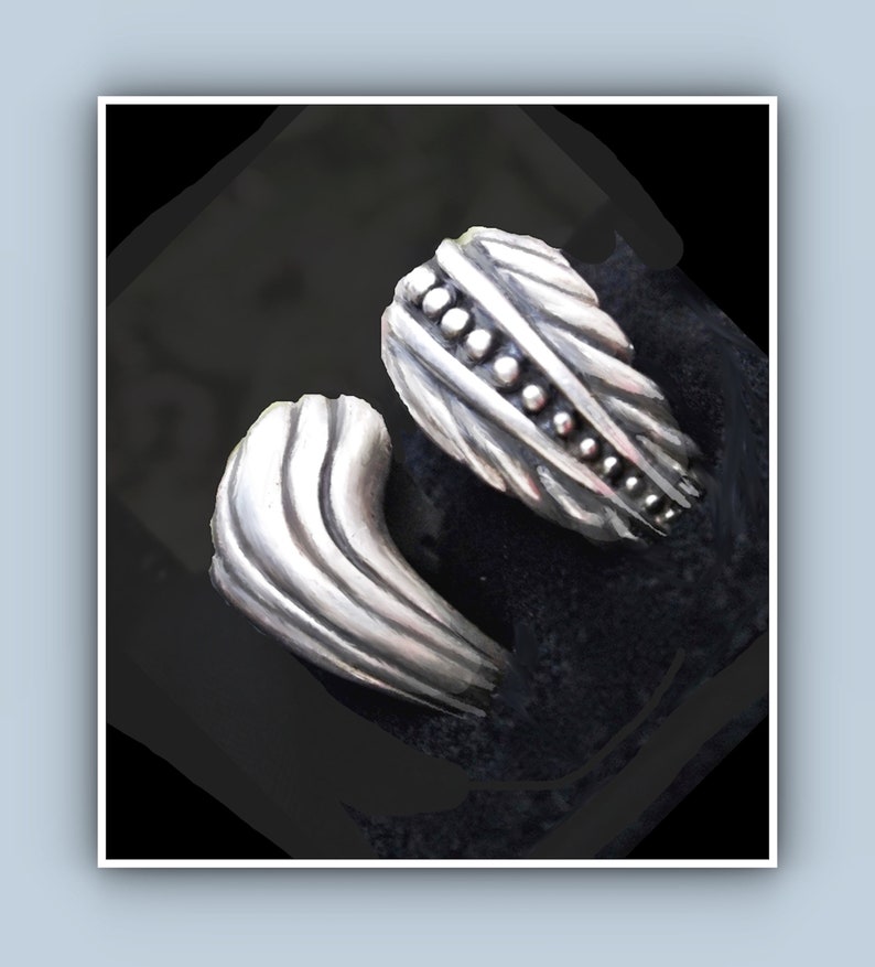 Gorgeous Sterling RIngs, Listing for Either or Both Buy 1 or 2 Great Look Together image 2