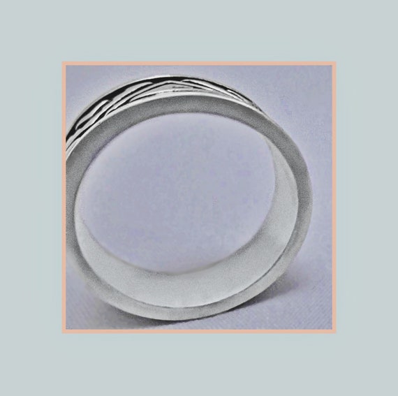 Vintage Pollack Relios Wide Stackable Sterling Si… - image 4