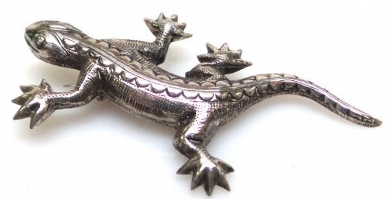 Sterling Silver Vintage or Antique Brooch Southwe… - image 3