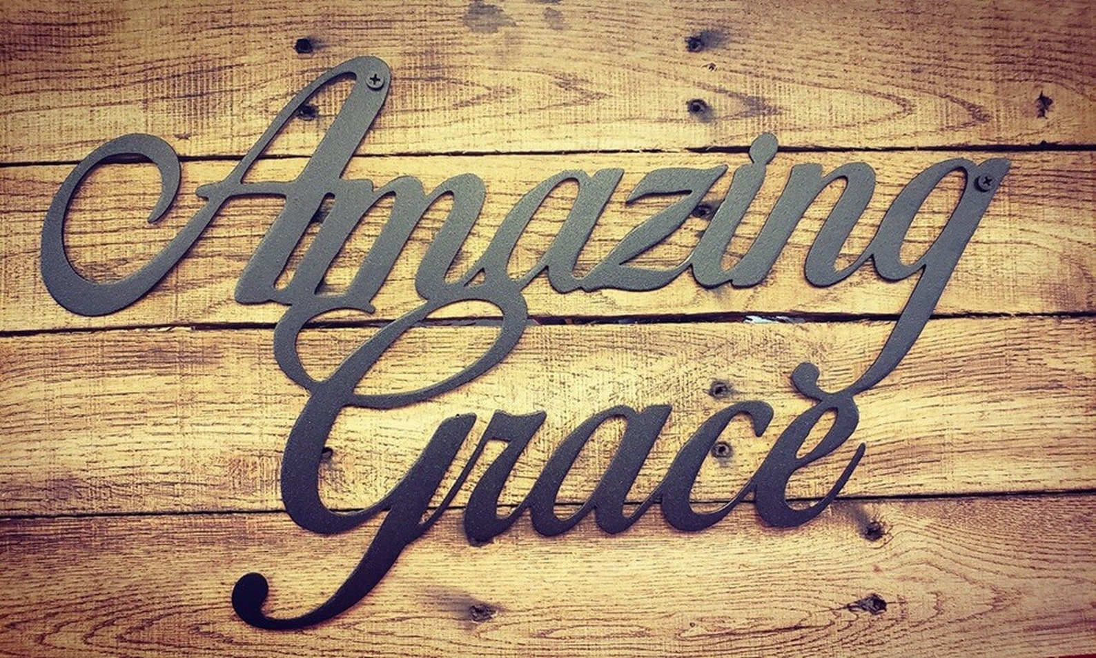 Amazing Grace Sign Etsy