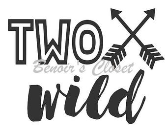 Download Two Wild Svg Etsy