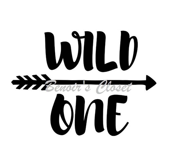 Wild One SVG File Vector Cricut Silhouette Instant | Etsy