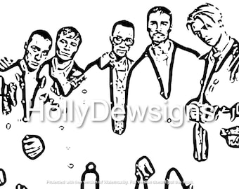 Backstreet Boys SVG Design