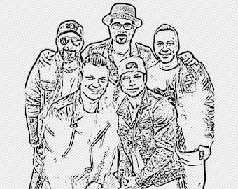 2020 Backstreet Boys SVG Design
