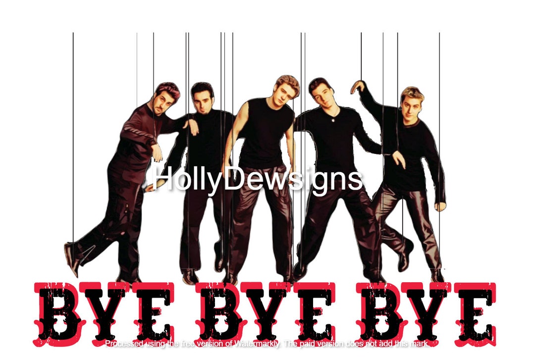 Bye Bye Bye SVG Design - Etsy