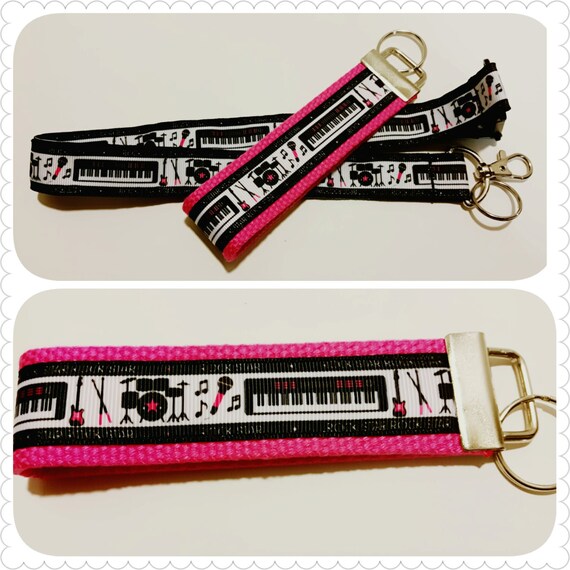 Music band lanyard badge holder or key chain gift set Gift Etsy
