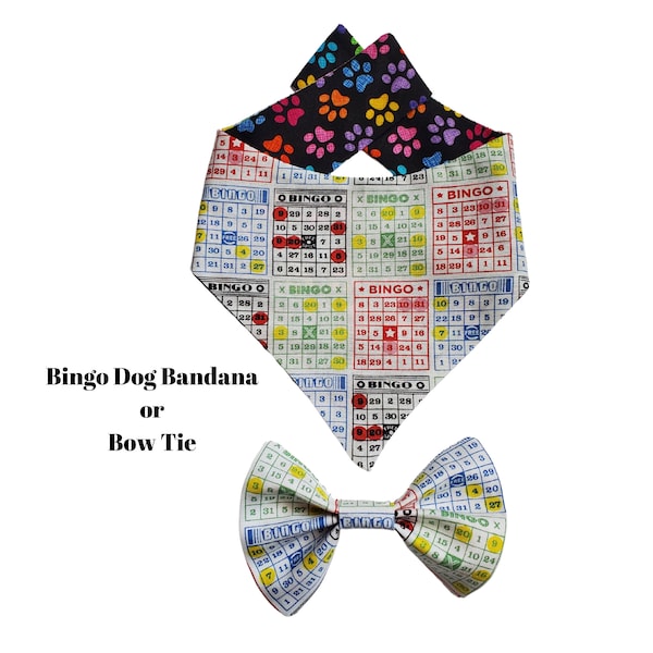 Bow Tie Bingo Etsy