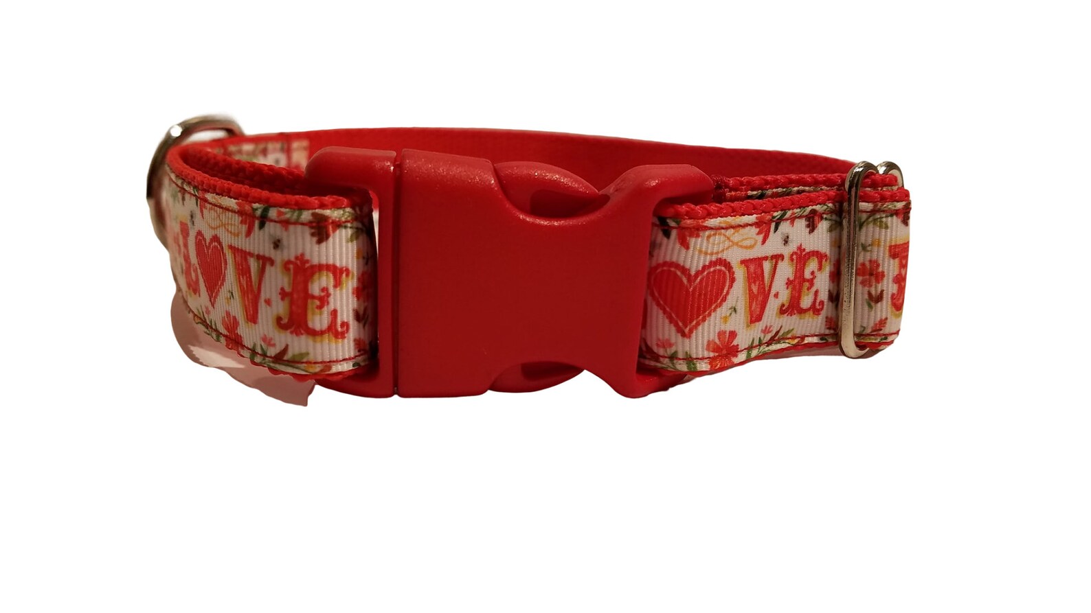Floral Valentine Dog Collar in a 3/4 1 Style Etsy