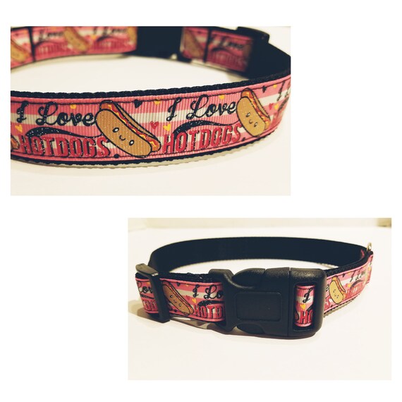 hotdog dog collar