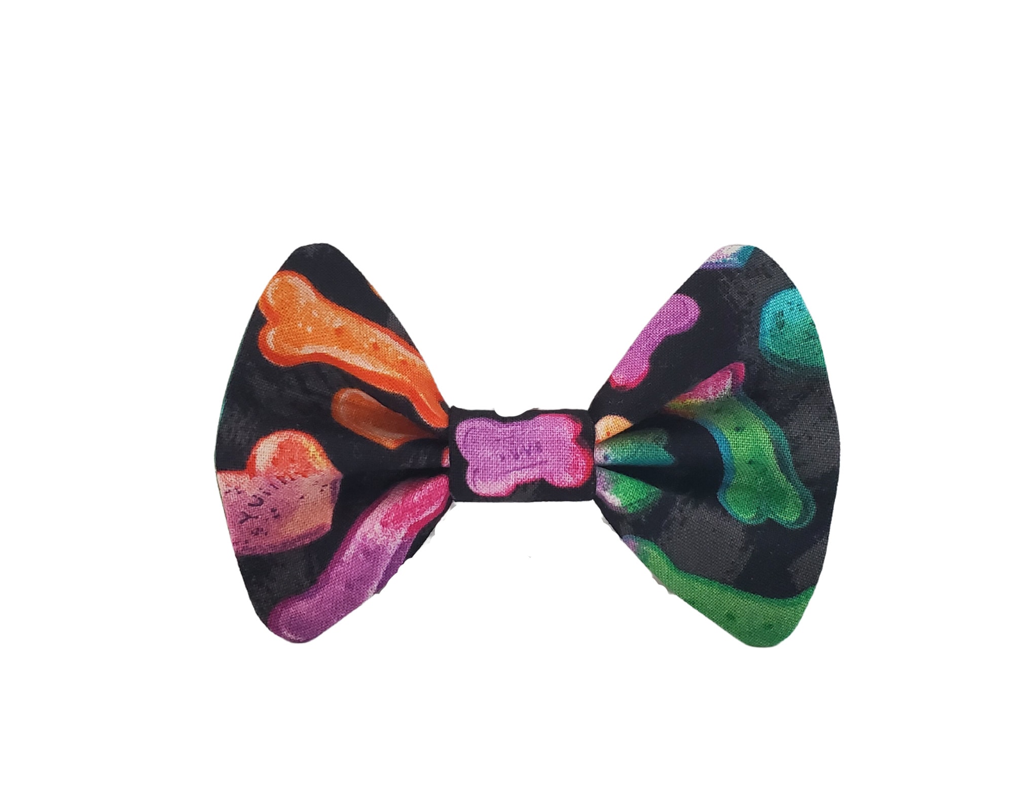 Colorful Dog Bow Tie With Bone Pattern - Etsy