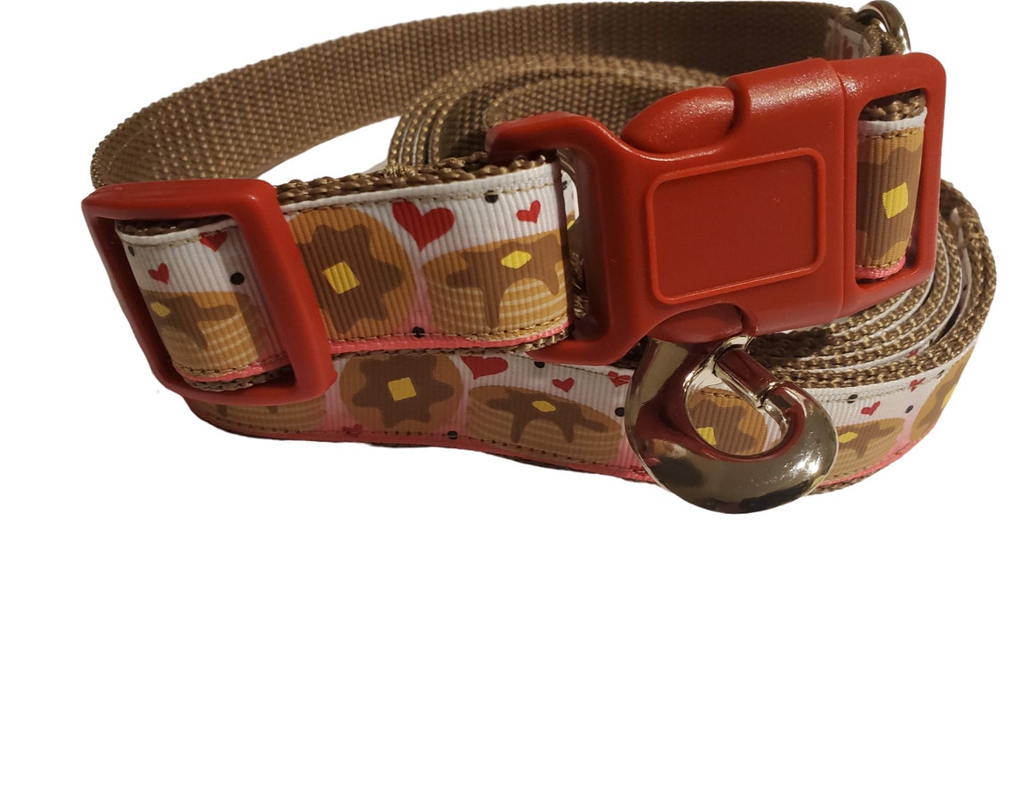 Pancake Dog Collar in 6 Color Choices New Color...pancakes Etsy