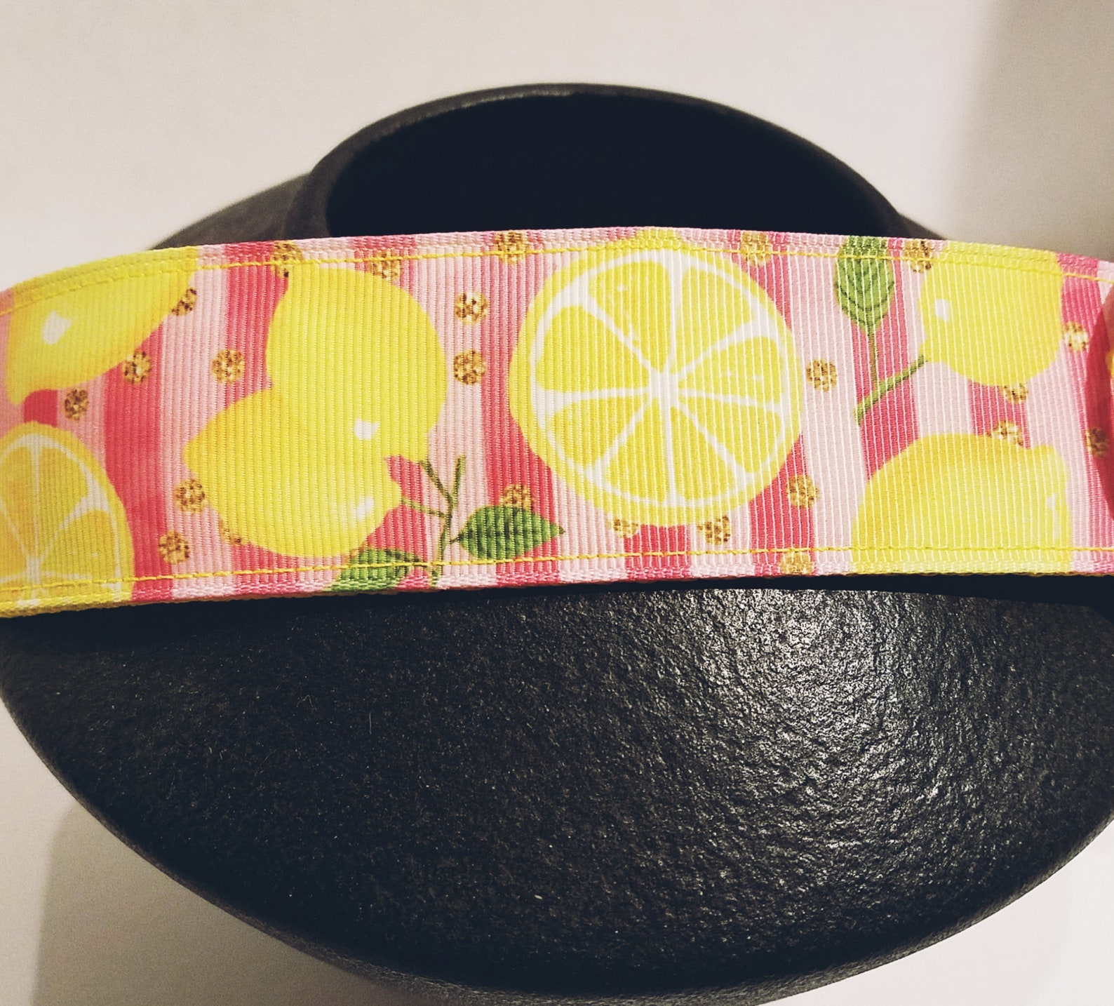 Lemon Dog Collar Etsy