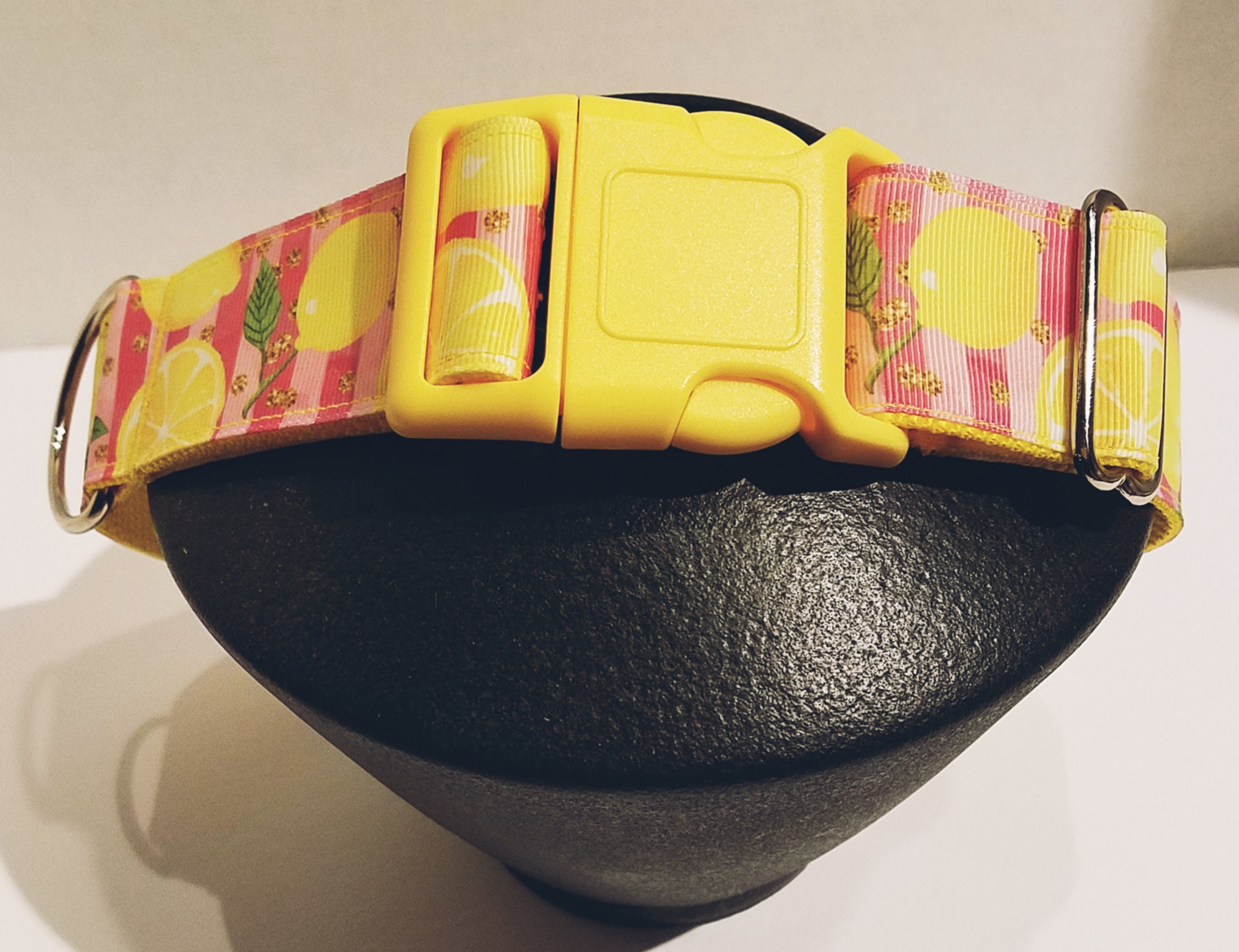Lemon Dog Collar Etsy