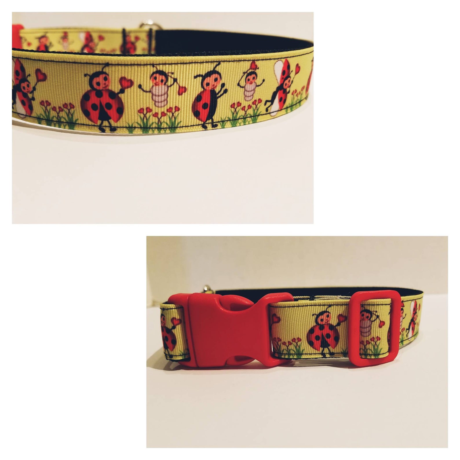 Ladybug Dog Collar | Etsy
