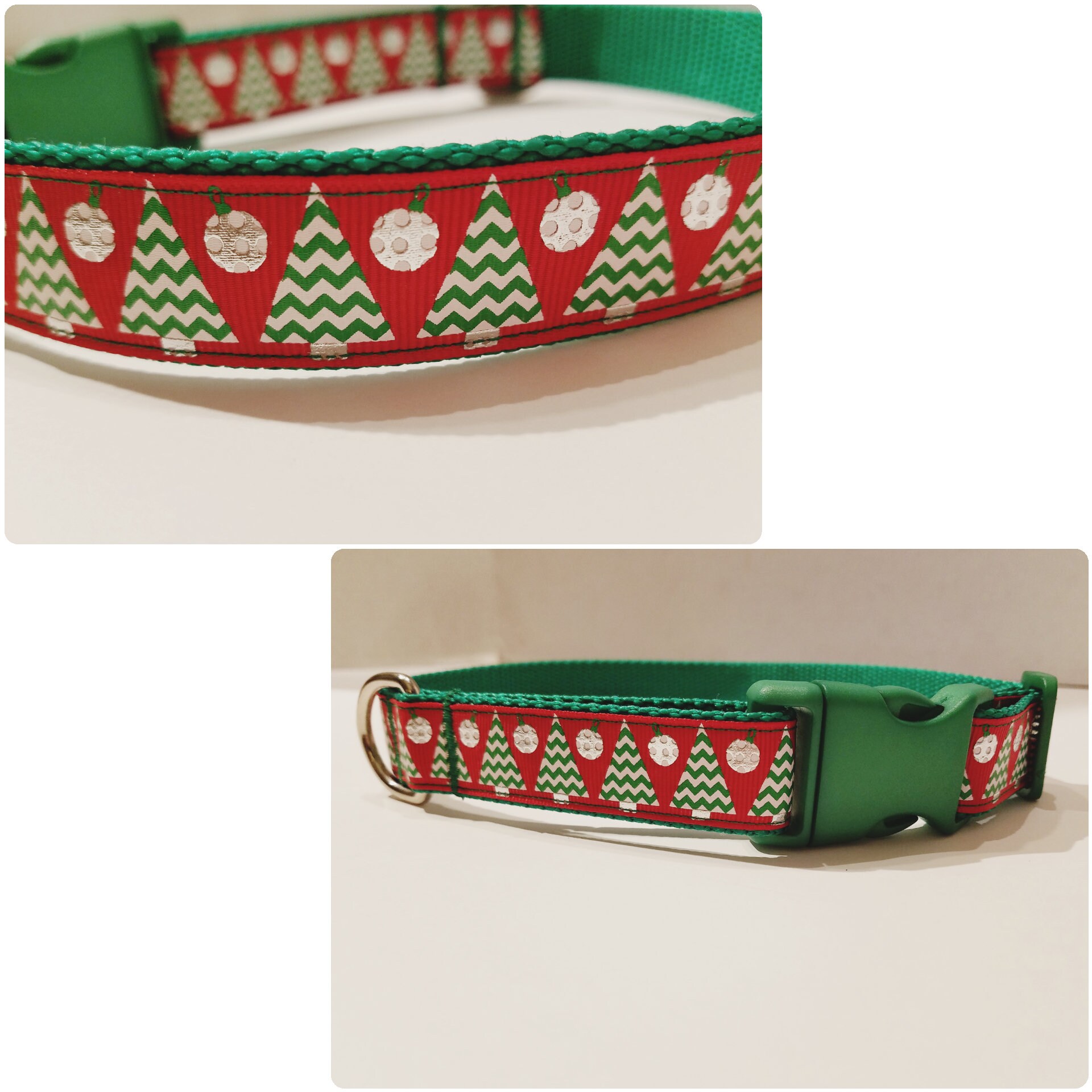 Christmas Dog Collar Snowman Dog Collar Christmas Tree Dog Etsy